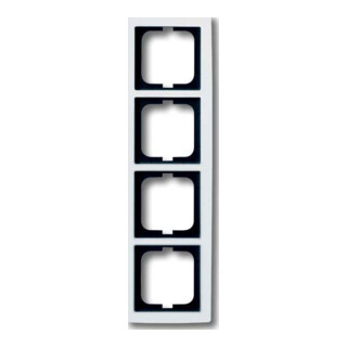 Busch-Jaeger Cadre 4-fach blanc studio, solo 1724-84