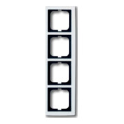 Busch-Jaeger Cadre 4-fach blanc studio, solo 1724-84-1