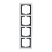 Busch-Jaeger Cadre 4-fach blanc studio, solo 1724-84-3
