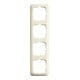 Busch-Jaeger Cadre 4-fach blanc, vertical + horizontal 2514-212