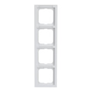 Busch-Jaeger Cadre 4-fach stws, inscription en creux 1724-184 NSK-3