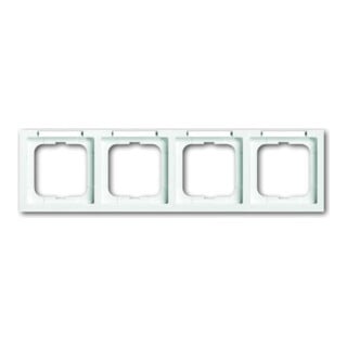Busch-Jaeger Cadre 4-fach stws, inscription horizontale 1734-184 NSK