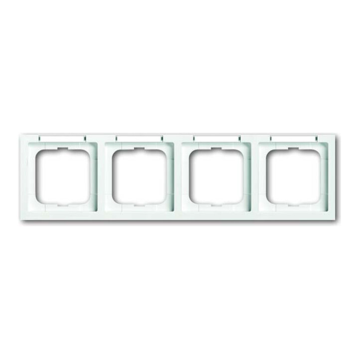Busch-Jaeger Cadre 4-fach stws, inscription horizontale 1734-184 NSK