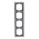 Busch-Jaeger Cadre 4 fois chrome brillant 1724-80G