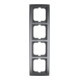 Busch-Jaeger Cadre 4 fois chrome mat 1724-80