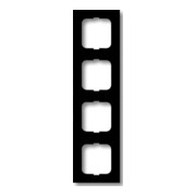 Busch-Jaeger Cadre 4 fois noir mat, f.lin. 1724-885K-1