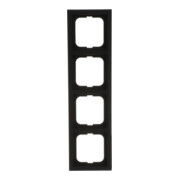 Busch-Jaeger Cadre 4 fois noir mat, f.lin. 1724-885K-3