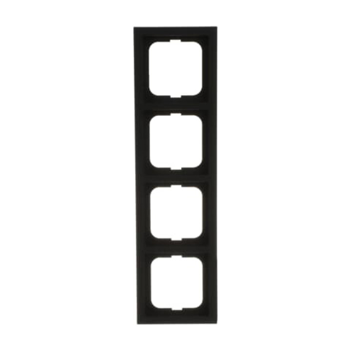 Busch-Jaeger Cadre 4 fois noir mat, f.lin. 1724-885K