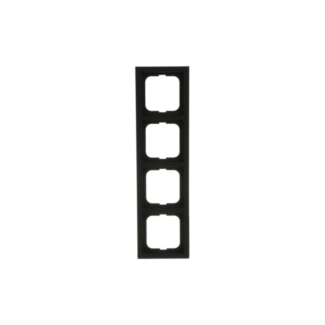 Busch-Jaeger Cadre 4 fois noir mat, f.lin. 1724-885K