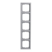 Busch-Jaeger Cadre 5-fach alusilber, fu.linear 1725-183K-3