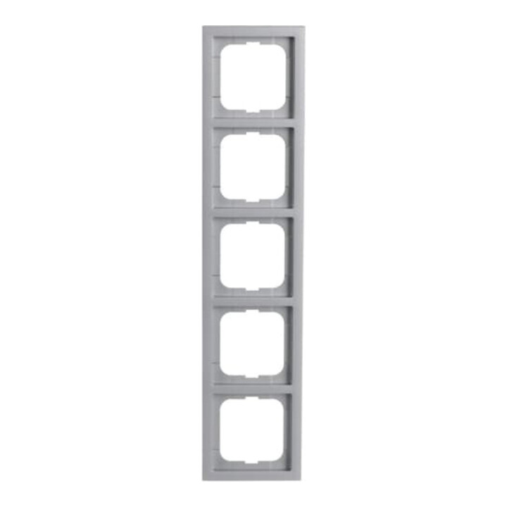 Busch-Jaeger Cadre 5-fach alusilber, fu.linear 1725-183K