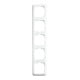Busch-Jaeger Cadre 5-fach aws, vertical + horizontal 2515-214