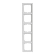 Busch-Jaeger Cadre 5-fach blanc studio, f.linear 1725-184K-3