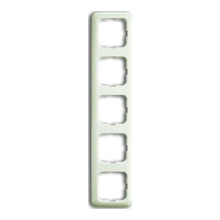 Busch-Jaeger Cadre 5-fach blanc, vertical + horizontal 2515-212