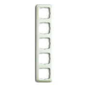 Busch-Jaeger Cadre 5-fach blanc, vertical + horizontal 2515-212-1