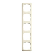 Busch-Jaeger Cadre 5-fach blanc, vertical + horizontal 2515-212-3