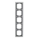 Busch-Jaeger Cadre 5-fach chrome brillant 1725-80G