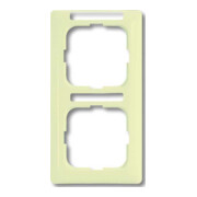 Busch-Jaeger Cadre double blanc 1722 NSKA-212-1