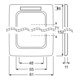 Busch-Jaeger Cadre double blanc 1722 NSKA-212