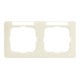 Busch-Jaeger Cadre double blanc, horizontal 1732 NSKA-212