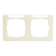 Busch-Jaeger Cadre double blanc, horizontal 1732 NSKA-212-3