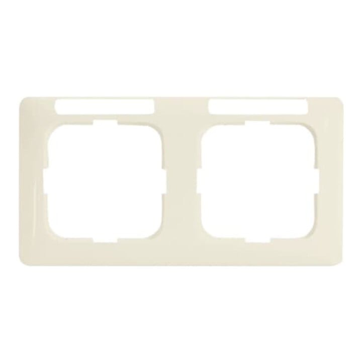 Busch-Jaeger Cadre double blanc, horizontal 1732 NSKA-212