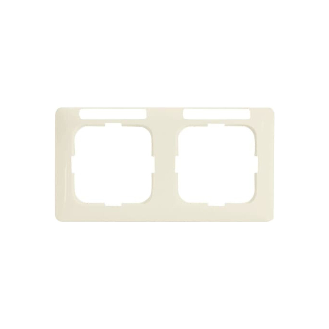 Busch-Jaeger Cadre double blanc, horizontal 1732 NSKA-212