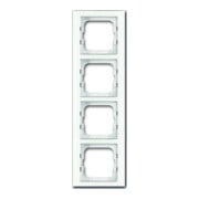 Busch-Jaeger Cadre quadruple verre blanc 1724-280-1