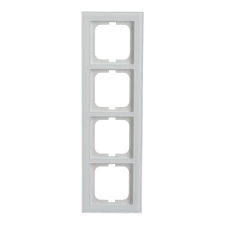 Busch-Jaeger Cadre quadruple verre blanc 1724-280