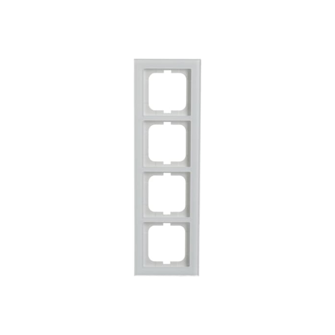 Busch-Jaeger Cadre quadruple verre blanc 1724-280