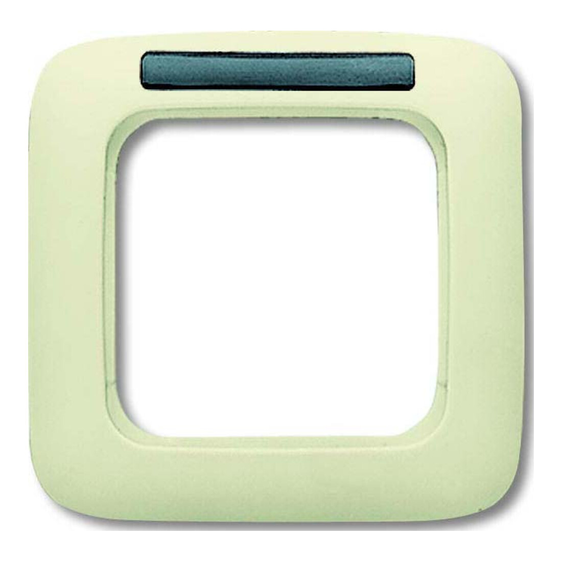 Busch-Jaeger Cadre simple blanc, fenêtre de visualisation 1721 NS-212