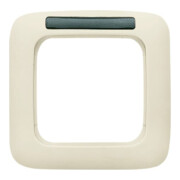 Busch-Jaeger Cadre simple blanc, fenêtre de visualisation 1721 NS-212-3