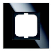 Busch-Jaeger Cadre simple noir, verre 1721-825-1