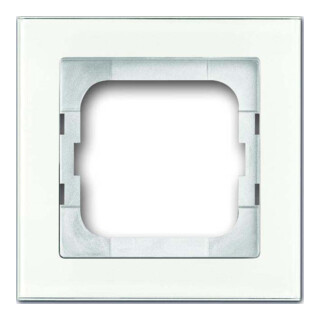 Busch-Jaeger Cadre simple verre blanc 1721-280