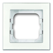 Busch-Jaeger Cadre simple verre blanc 1721-280-1