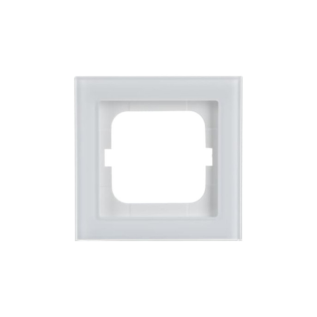 Busch-Jaeger Cadre simple verre blanc 1721-280