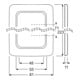 Busch-Jaeger Cadre triple aws, vertical + horizontal 2513-214