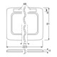 Busch-Jaeger Cadre triple blanc 1733 NS-212