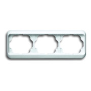 Busch-Jaeger Cadre triple blanc studio, horizontal 1723-24G-1