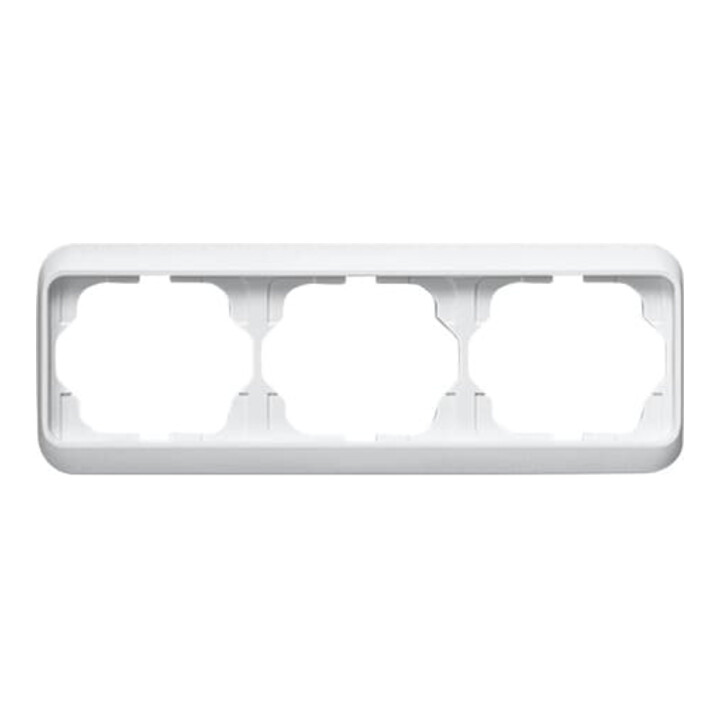 Busch-Jaeger Cadre triple blanc studio, horizontal 1723-24G