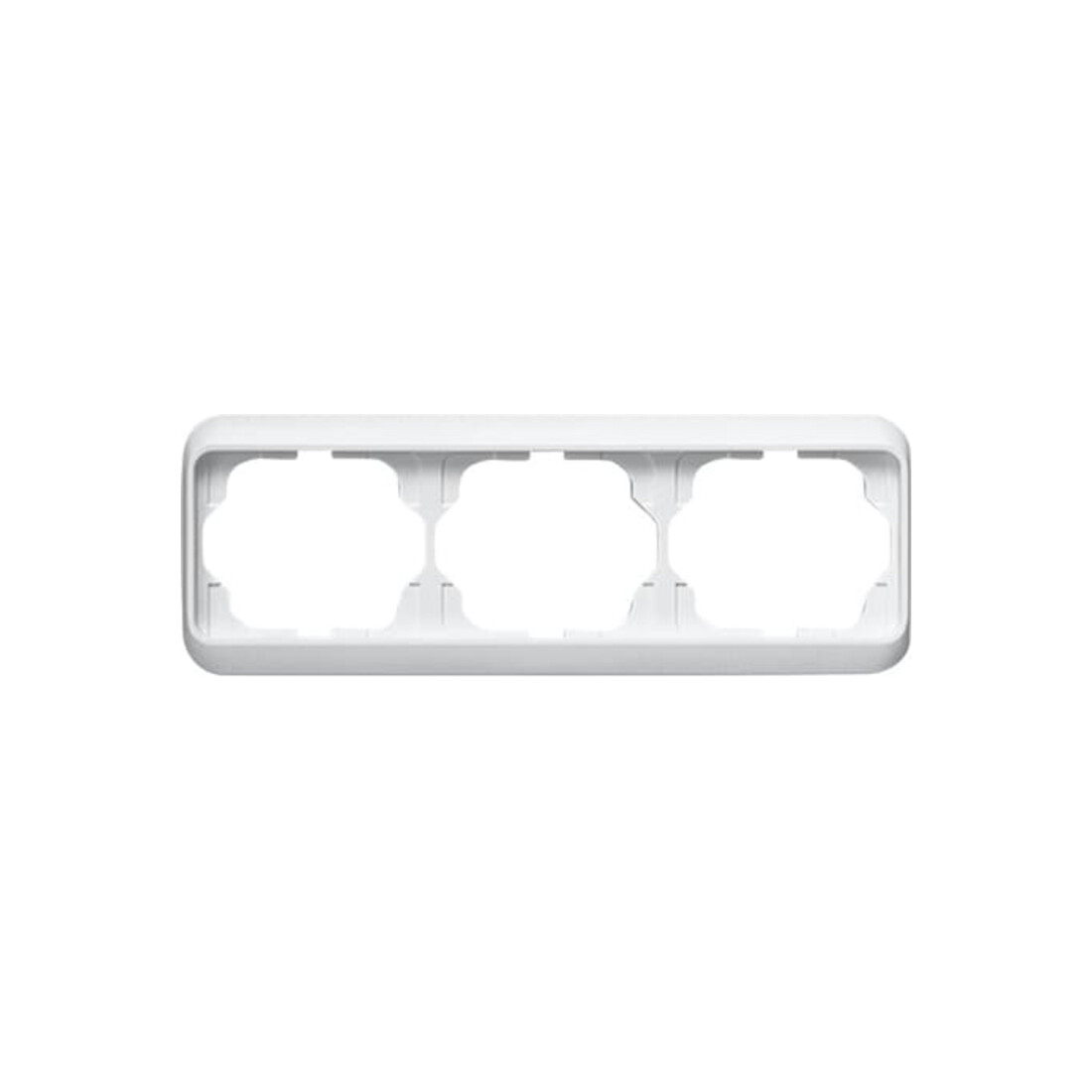 Busch-Jaeger Cadre triple blanc studio, horizontal 1723-24G