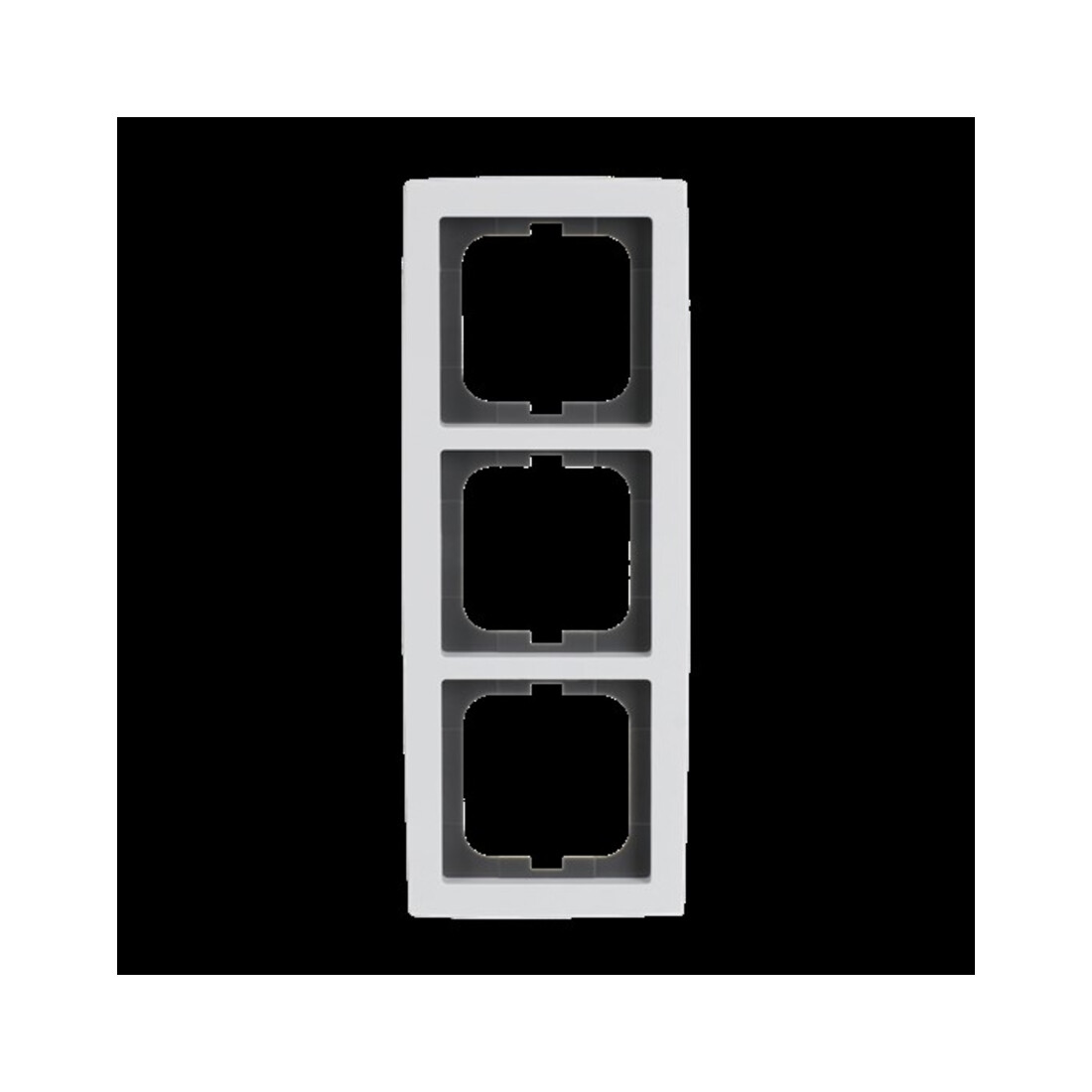 Busch-Jaeger Cadre triple blanc studio, solo 1723-84
