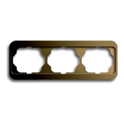 Busch-Jaeger Cadre triple bronze, waager.alpha 1723-21-1