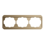 Busch-Jaeger Cadre triple bronze, waager.alpha 1723-21-3