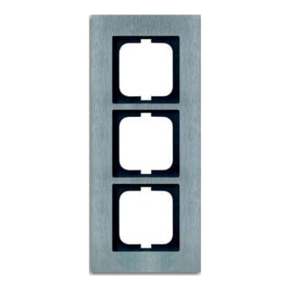 Busch-Jaeger Cadre triple en acier inoxydable 1723-860