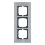 Busch-Jaeger Cadre triple en acier inoxydable 1723-860-3