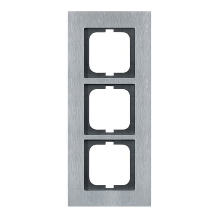 Busch-Jaeger Cadre triple en acier inoxydable 1723-860