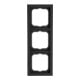 Busch-Jaeger Cadre triple noir mat, f.lin. 1723-885K