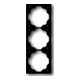 Busch-Jaeger Cadre triple noir mat, impuls 1723-775