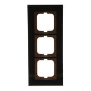 Busch-Jaeger Cadre triple noir, verre 1723-825-3
